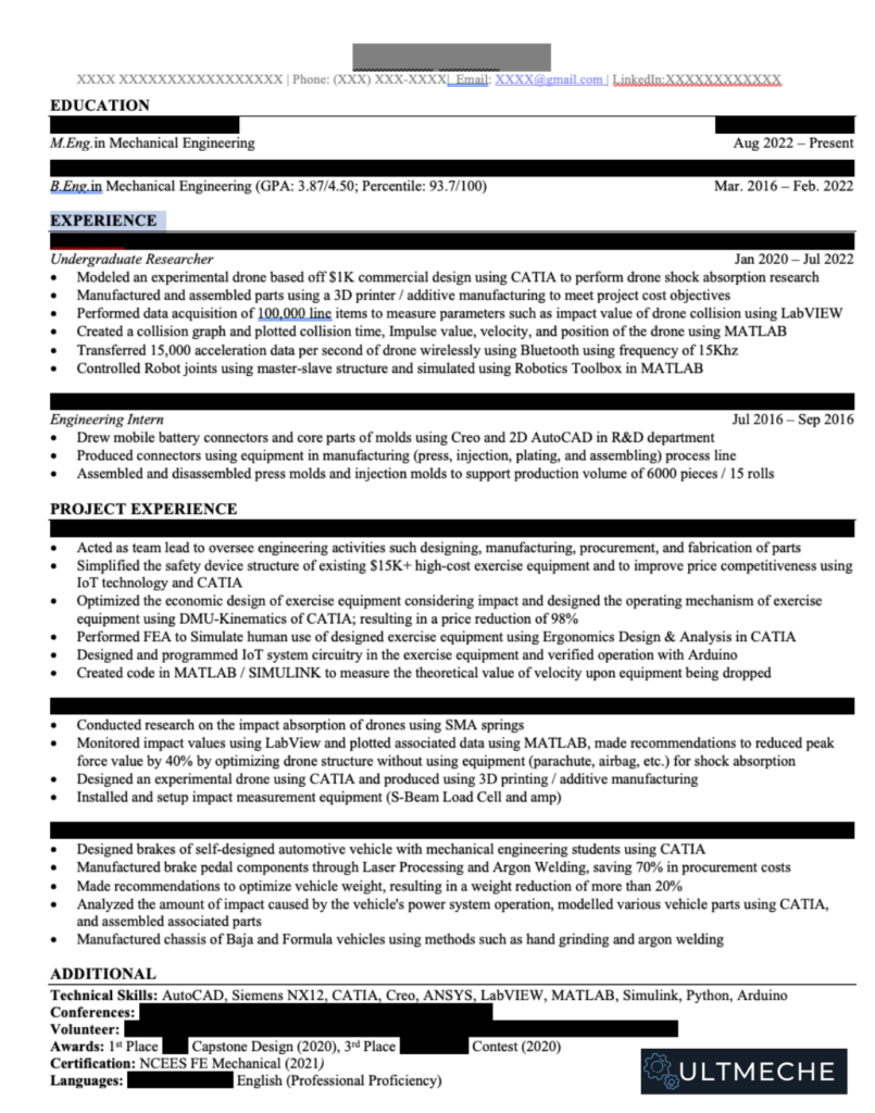 how-to-write-a-resume-for-an-engineering-internship-ultmeche