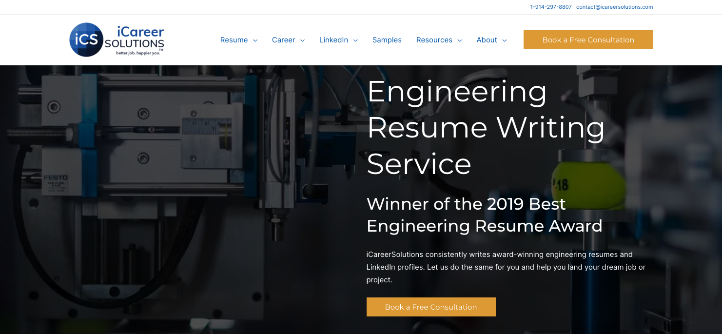 Best Engineering Resume Service - iCareerSolutions