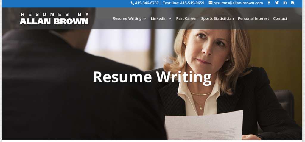 Best Resume Writing Service San Francisco - Allan Brown