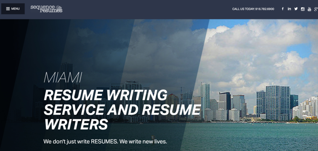 resume writing services miami