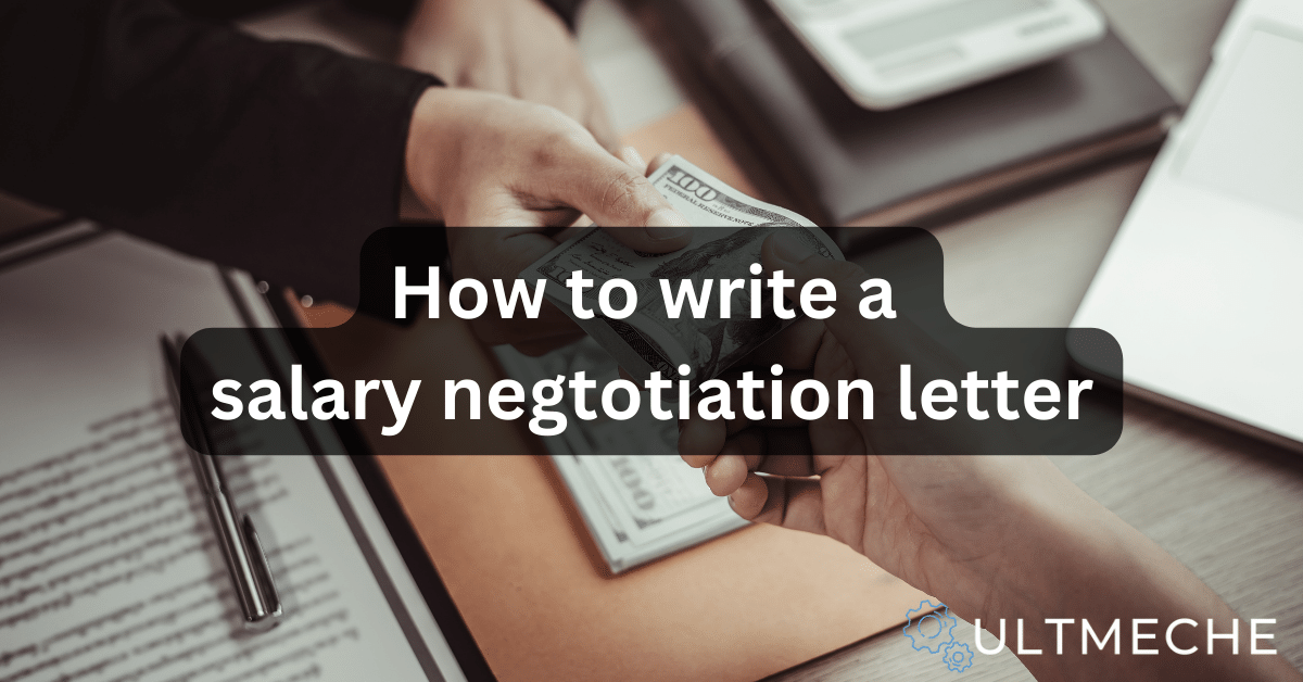 How to write a salary negotiation letter - ULTMECHE