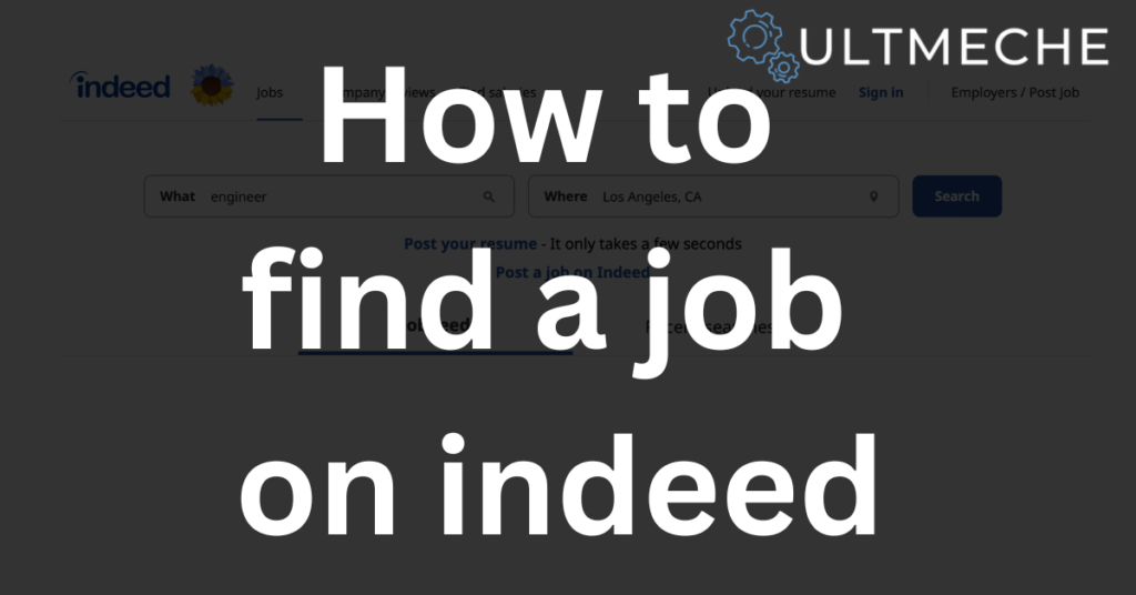 How To Find A Job On Indeed Ultmeche 9964