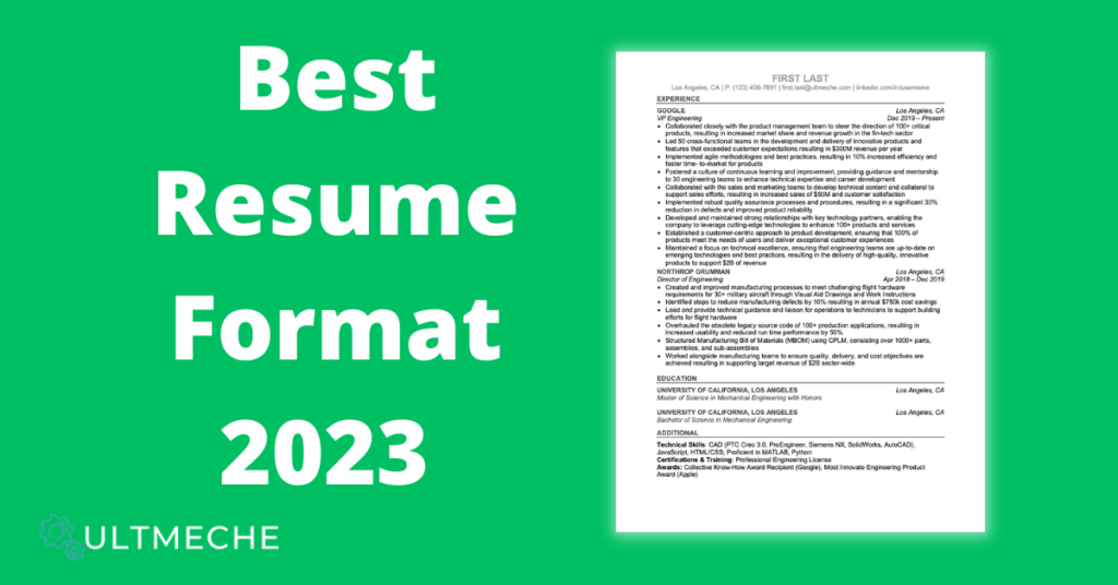 Best Resume Format 2024 Free Fay Kristine