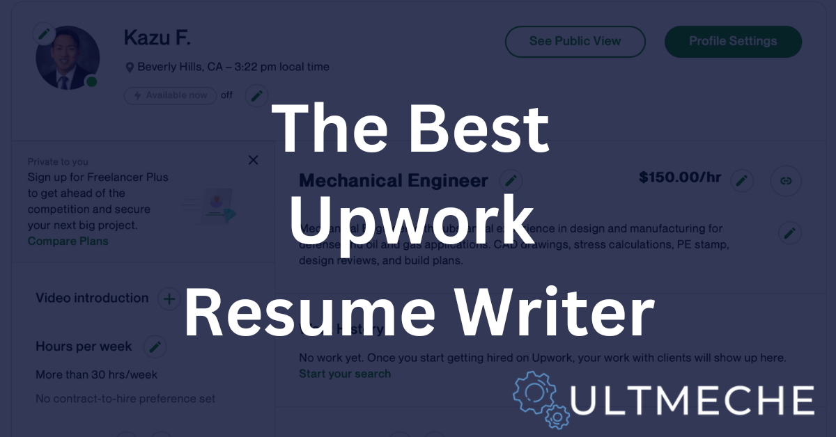 The Best Upwork Resume Writer ULTMECHE