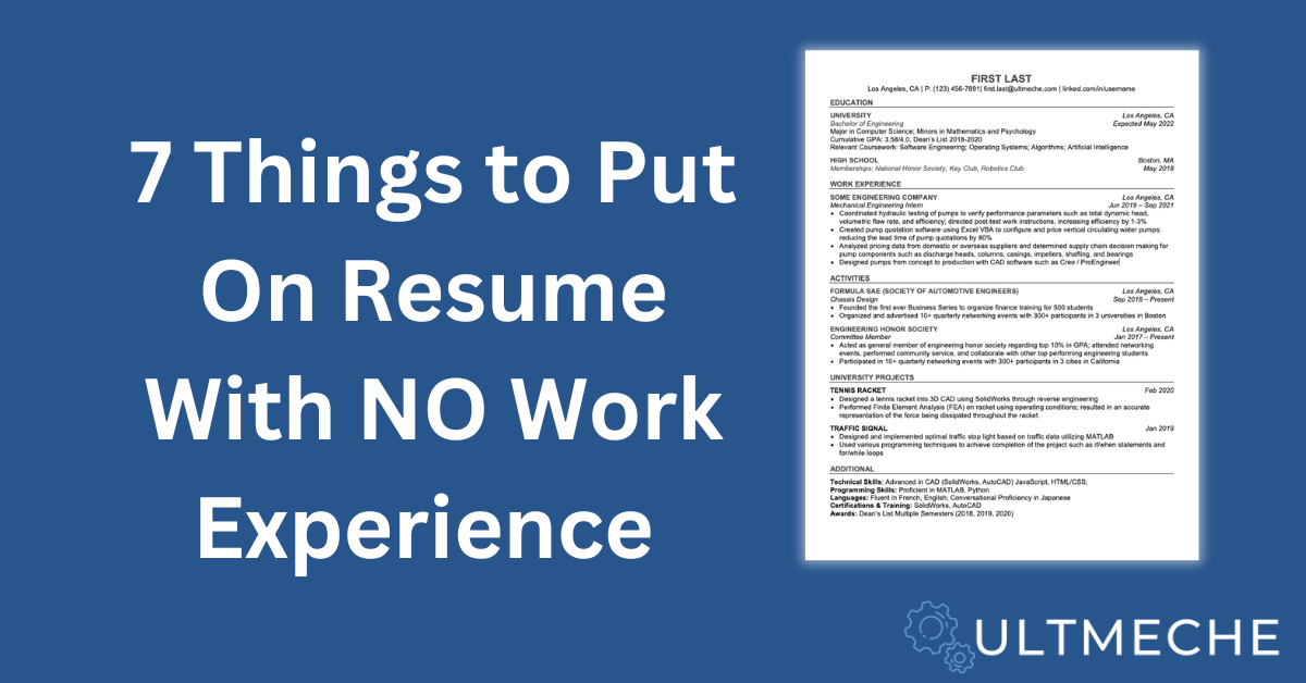 7-things-to-put-on-resume-with-no-work-experience-ultmeche