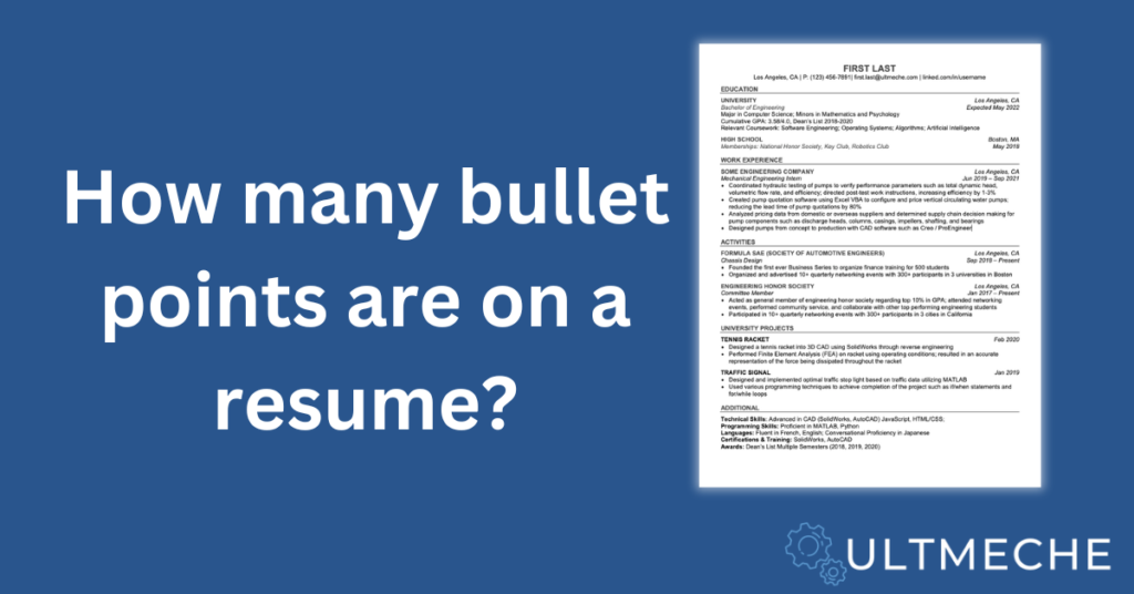 How many bullet points on resume - Featured Image