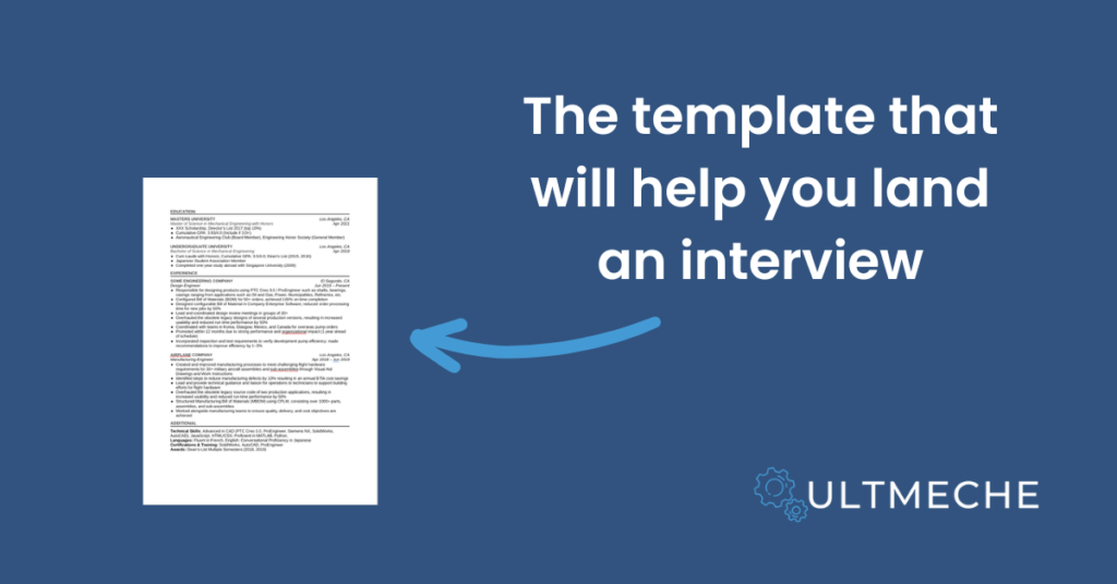 how to make a resume: the template