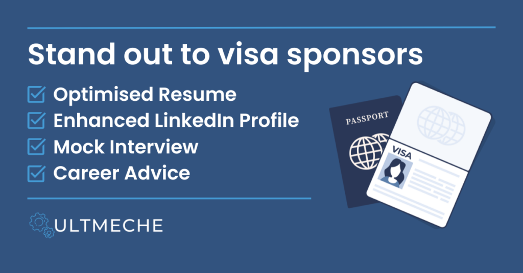 stand out to visa sponsoring companies with resume and careers services