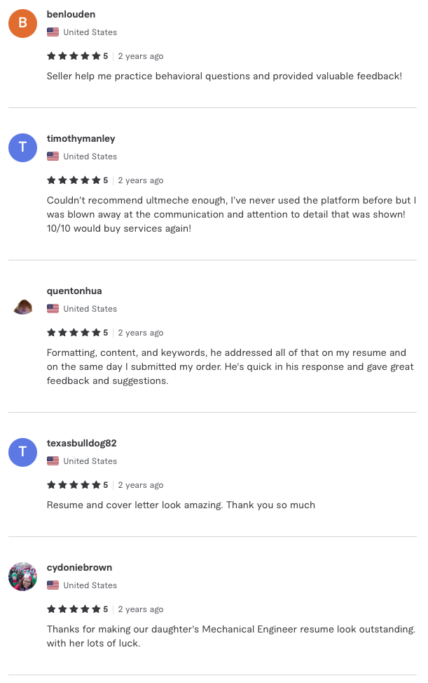 ULTMECHE Fiverr Reviews 10