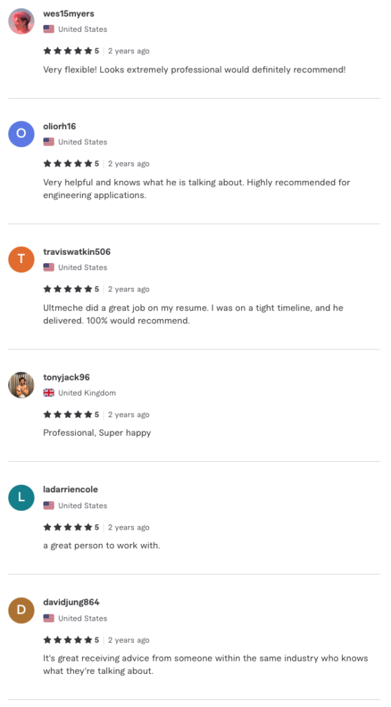 ULTMECHE Fiverr Reviews 12