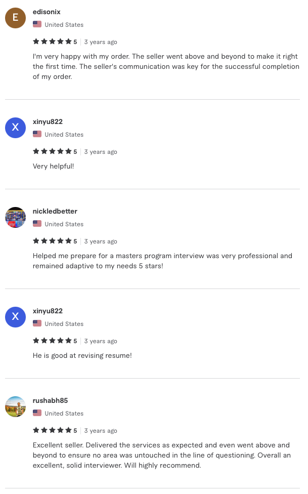 ULTMECHE Fiverr Reviews 3