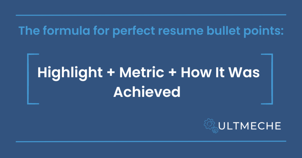 electrical engineer resume template - bullet points