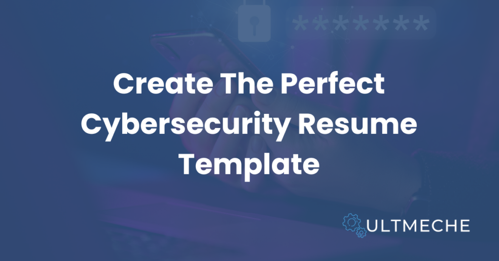 featured image: cybersecurity resume template